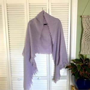 Anthropologie Boucle Scarf in Lavender